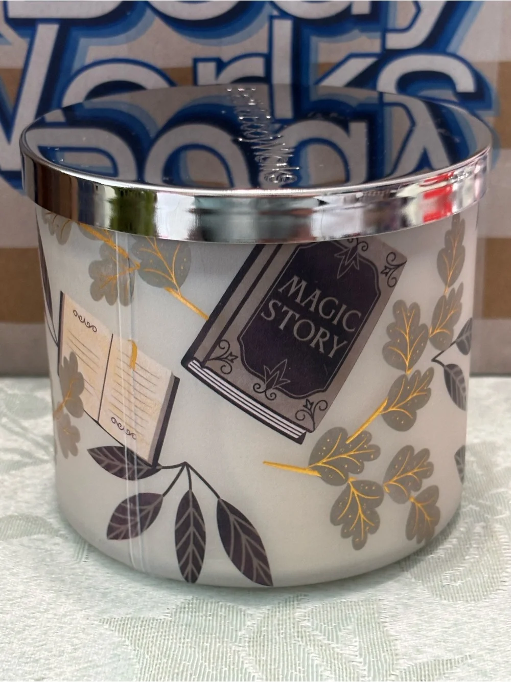Bath & Body Works Book Loft Three Wick Scented Candle